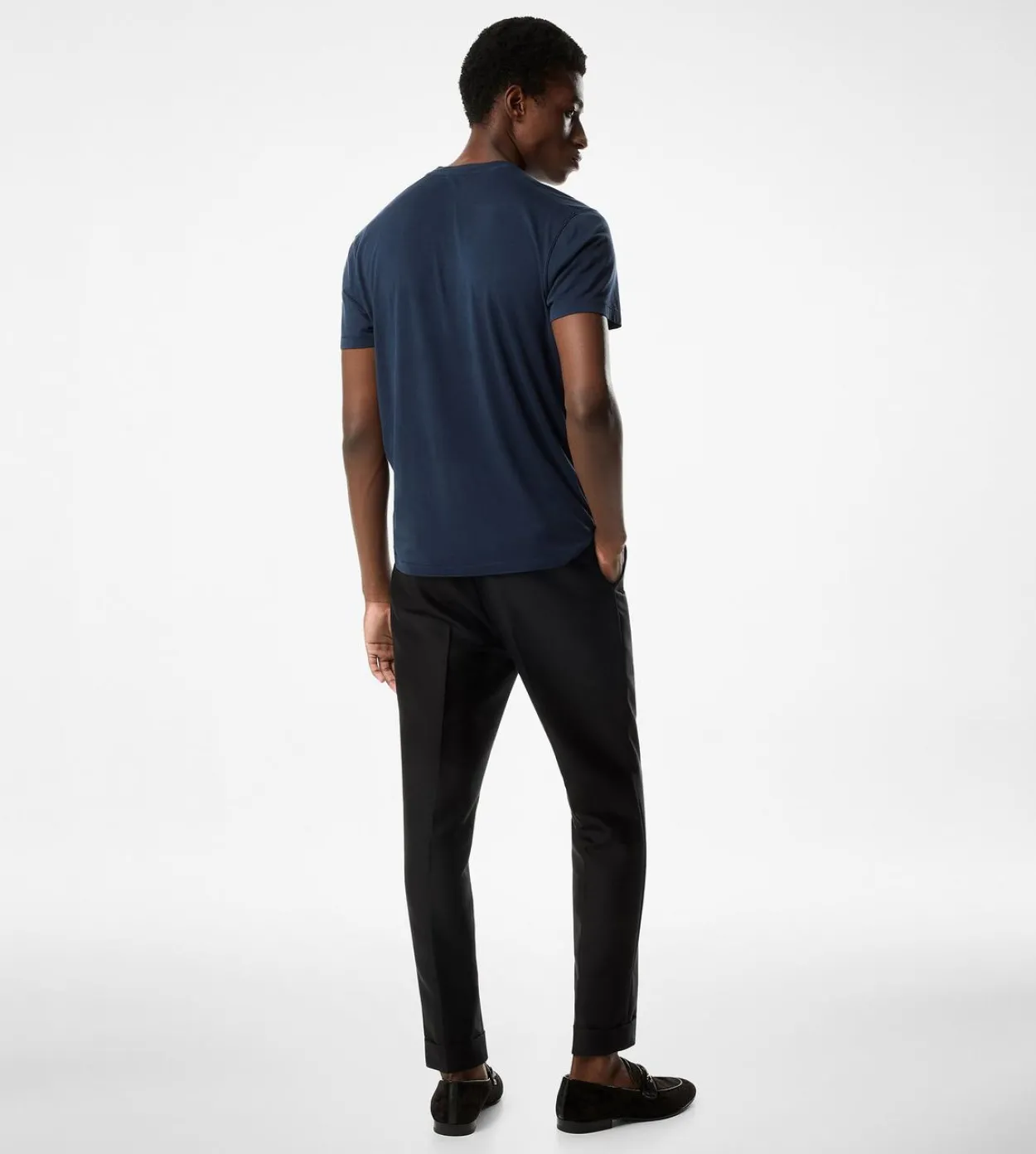 LYOCELL COTTON CREW T-SHIRT
