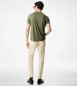 LYOCELL COTTON CREW T-SHIRT