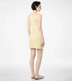 MERINO PIQUE SLEEVELESS SHORT TANK DRESS