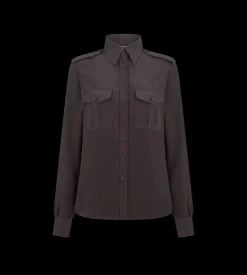 MILITARY SHIRT WITH FRONT POCKETS