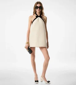 MINI COCKTAIL DRESS WITH BOW DETAIL