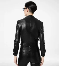 NAPPA LEATHER CARDIGAN JACKET