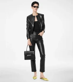 NAPPA LEATHER CARDIGAN JACKET