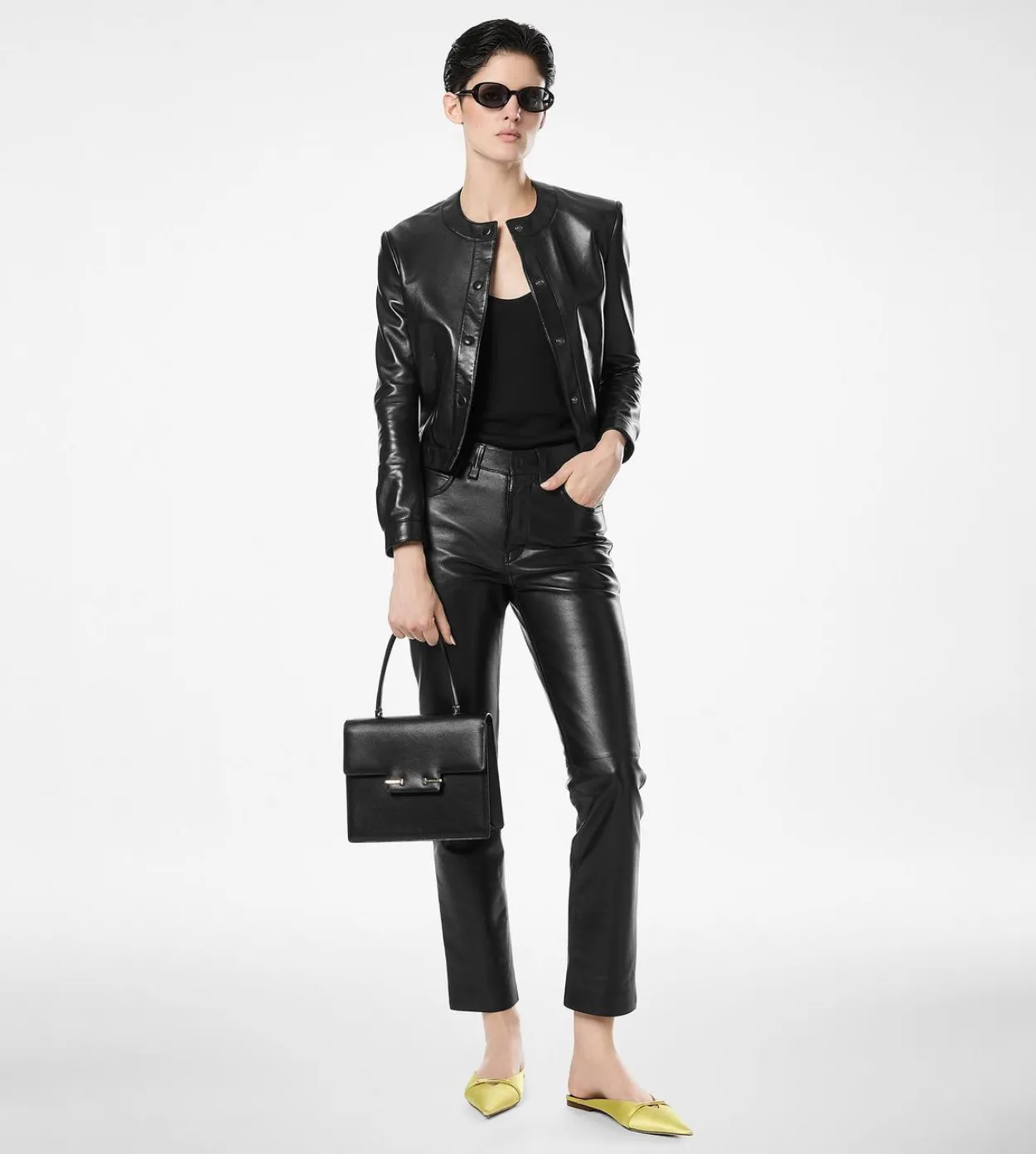 NAPPA LEATHER CARDIGAN JACKET