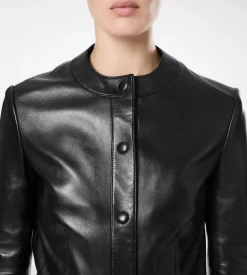 NAPPA LEATHER CARDIGAN JACKET