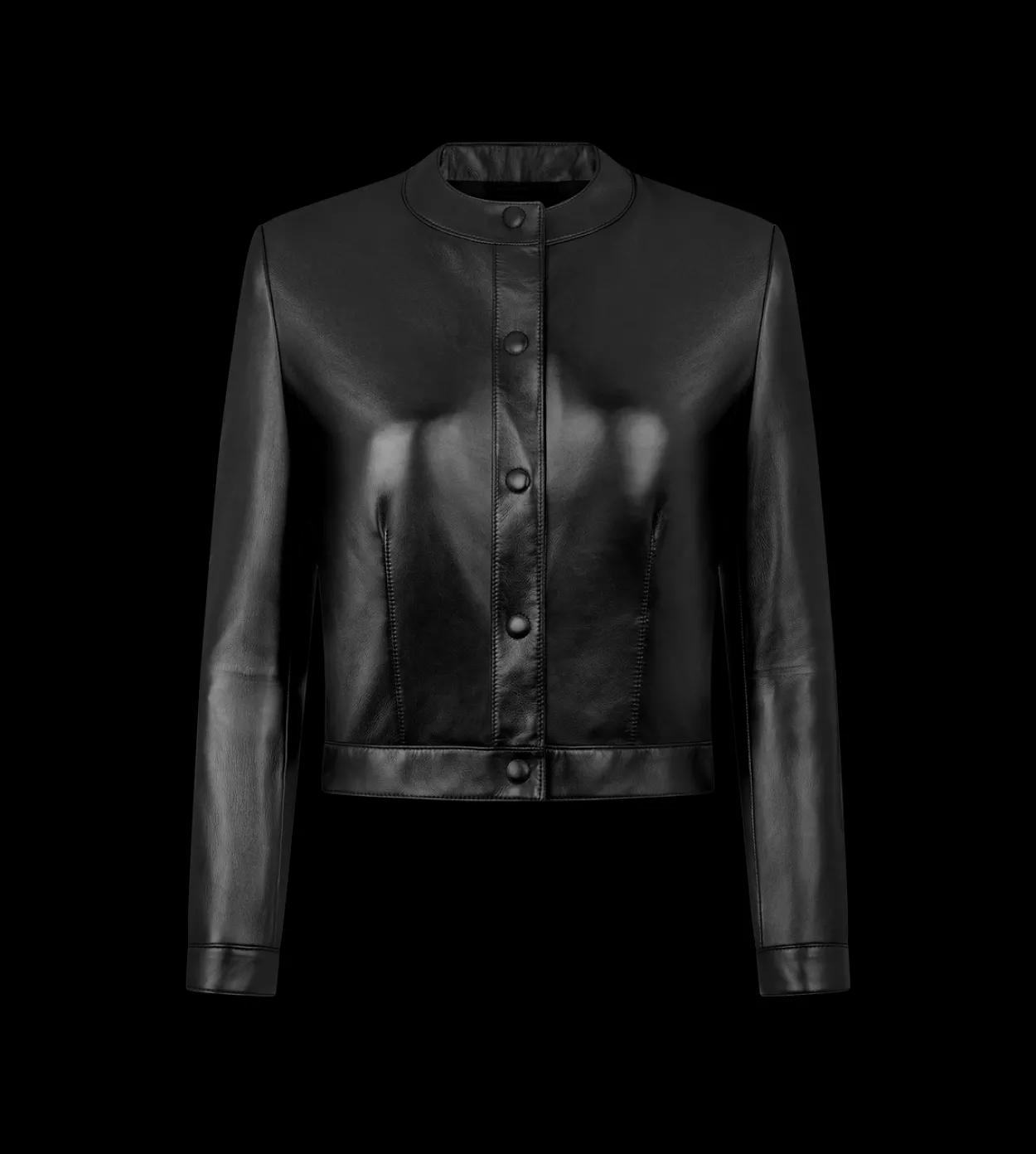 NAPPA LEATHER CARDIGAN JACKET