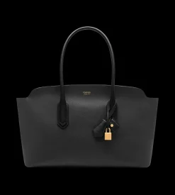 NATURAL GRAIN LEATHER ALEXANDER LARGE SHOULDER BAG