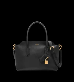 NATURAL GRAIN LEATHER ALEXANDER MEDIUM TOP HANDLE