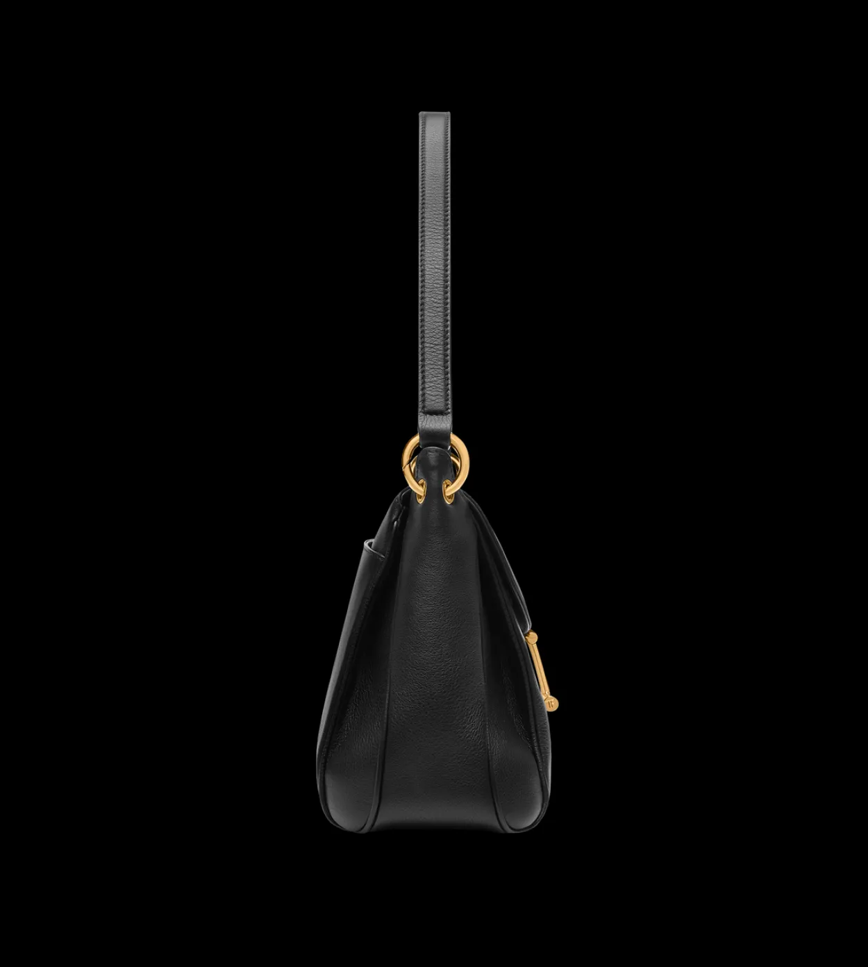 NATURAL GRAIN LEATHER TARA MEDIUM SHOULDER BAG