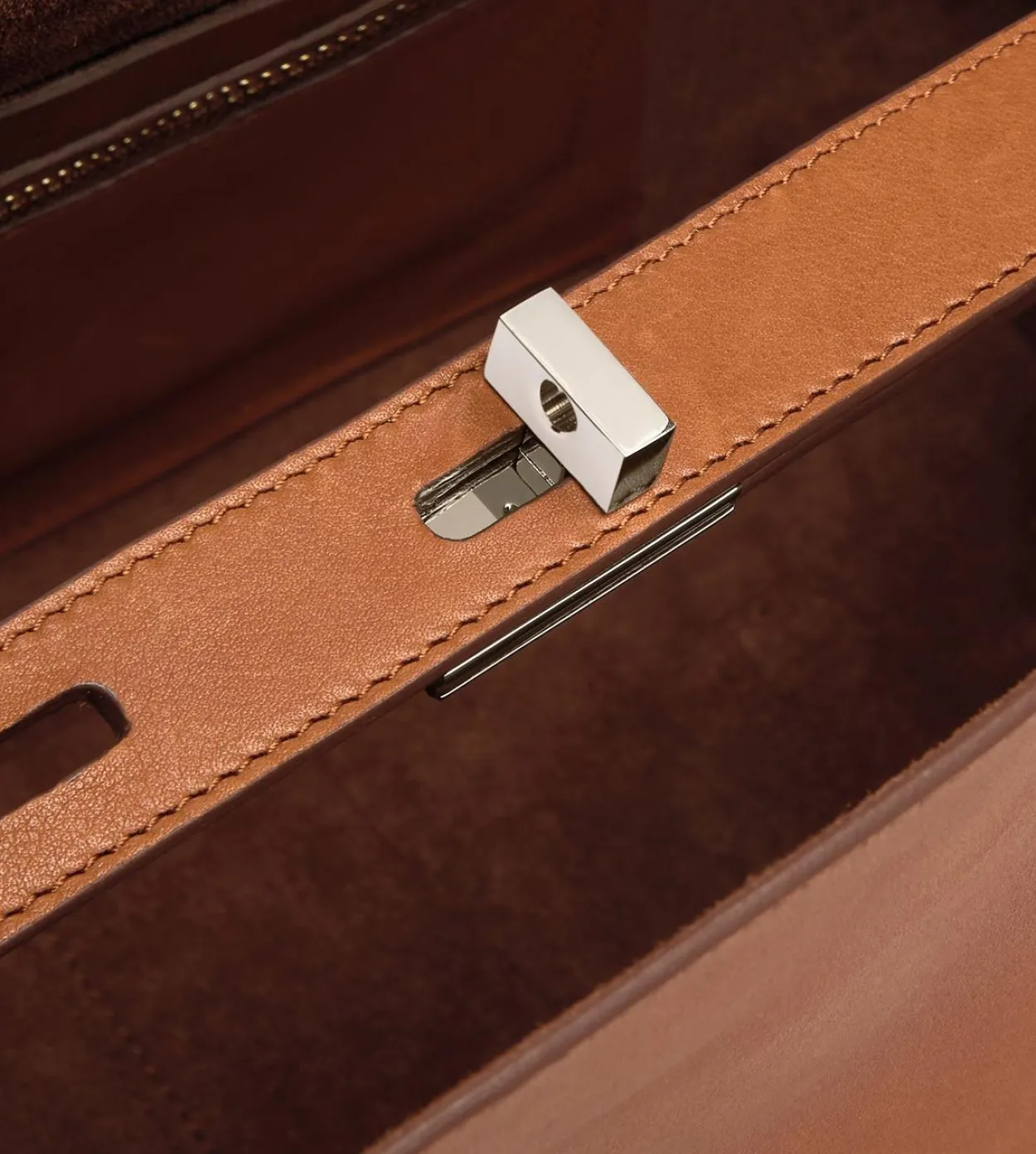NATURAL LEATHER ECLIPSE LARGE SHOULDER BAG