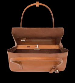 NATURAL LEATHER ECLIPSE LARGE SHOULDER BAG