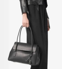 NATURAL LEATHER ECLIPSE MEDIUM SHOULDER BAG