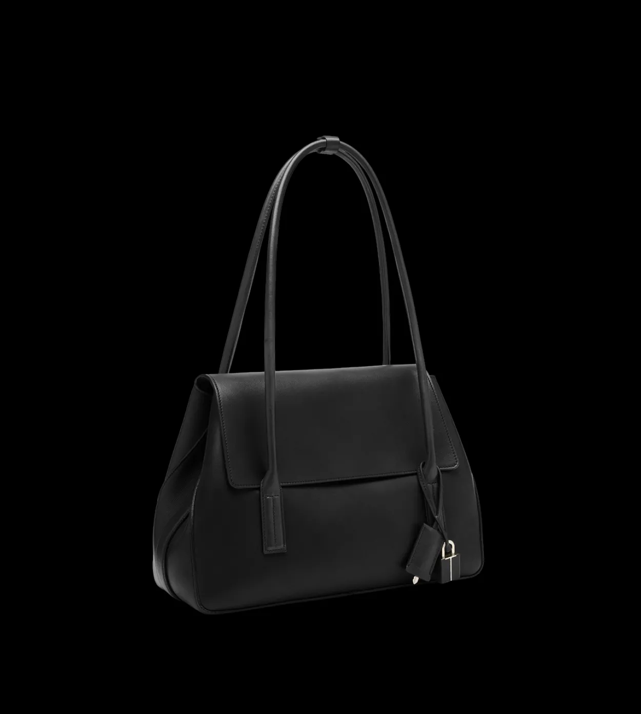 NATURAL LEATHER ECLIPSE MEDIUM SHOULDER BAG