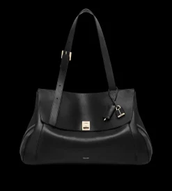 NATURAL LEATHER LARGE BESACE