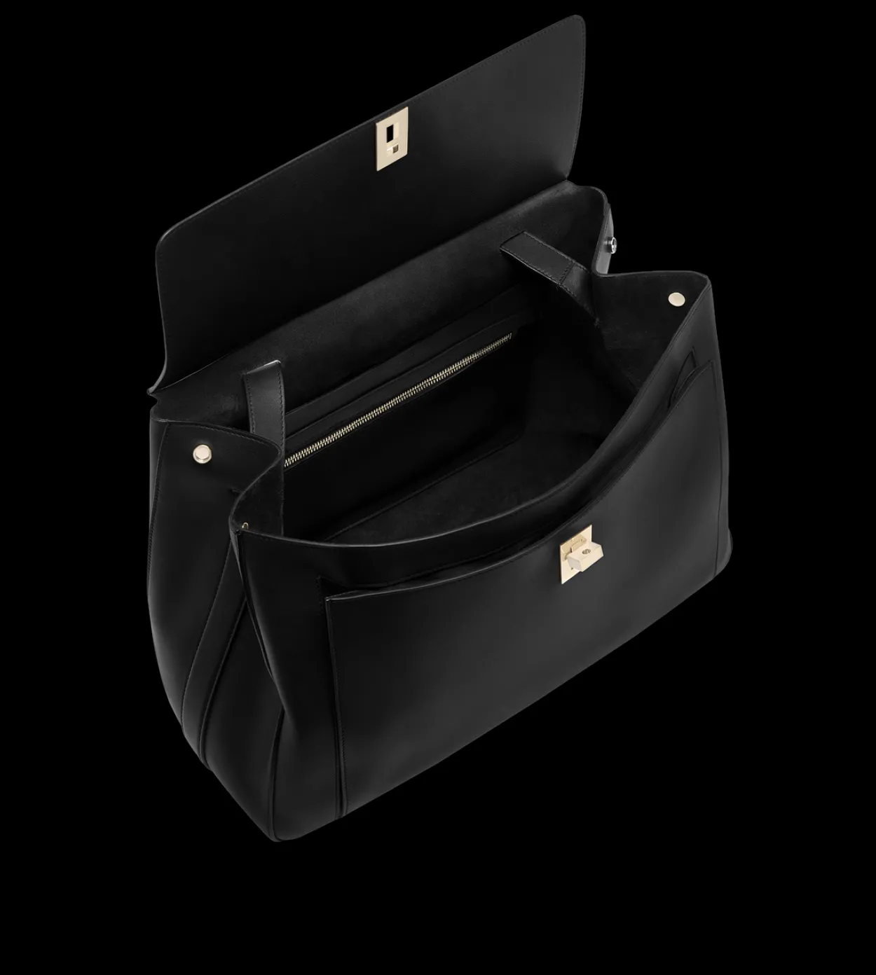 NATURAL LEATHER LARGE BESACE