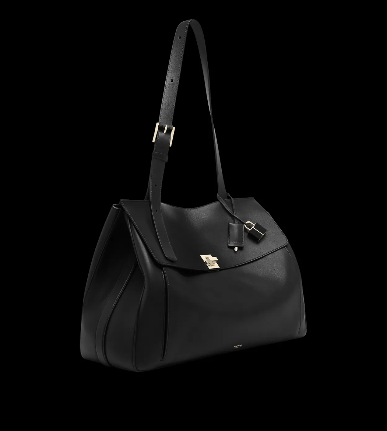 NATURAL LEATHER LARGE BESACE