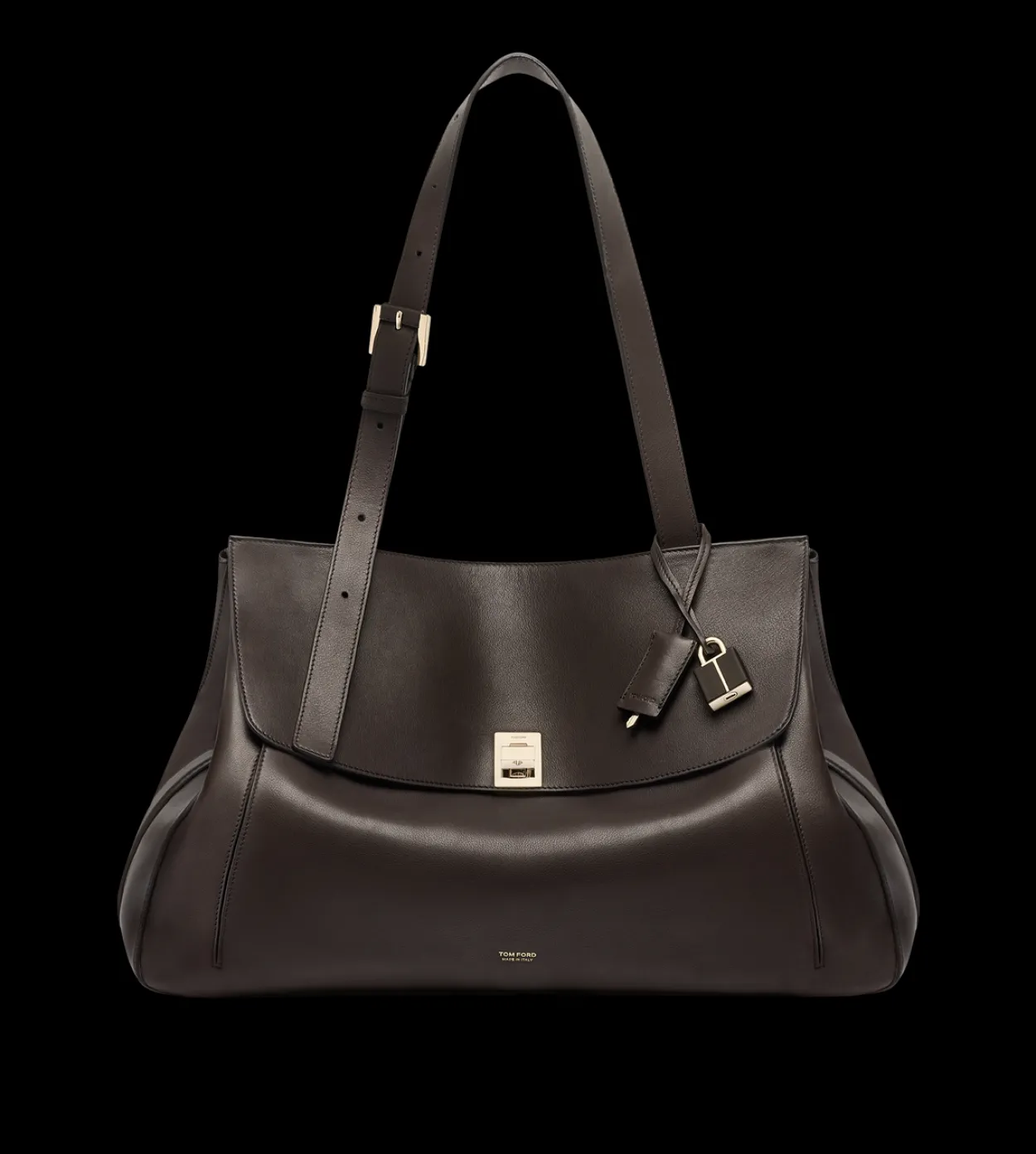 NATURAL LEATHER LARGE BESACE