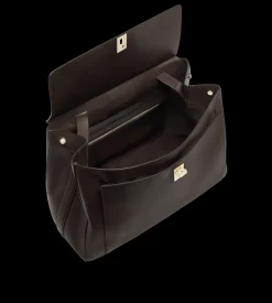 NATURAL LEATHER LARGE BESACE