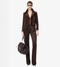 NATURAL LEATHER LARGE BESACE
