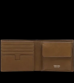 NUBUCK T LINE CLASSIC BIFOLD WALLET