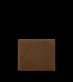 NUBUCK T LINE CLASSIC BIFOLD WALLET