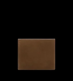 NUBUCK T LINE CLASSIC BIFOLD WALLET