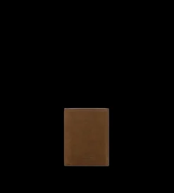 NUBUCK T LINE FOLDING CARD HOLDER WITH CASH SLOT