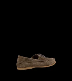 OCELOT PRINT SUEDE ROBIN BOAT SHOE