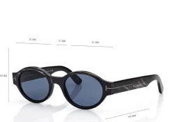 OVAL HORN SUNGLASSES