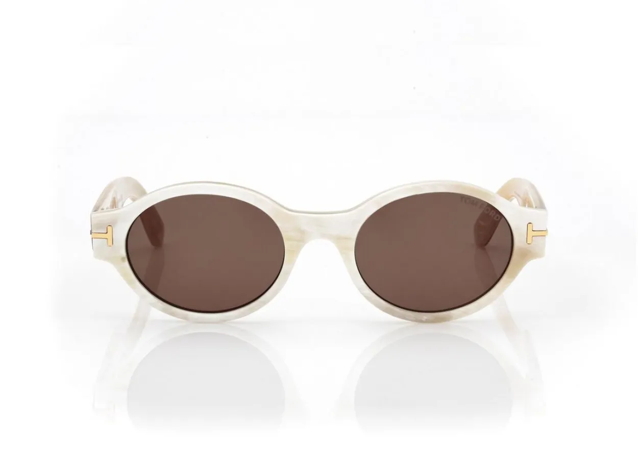 OVAL HORN SUNGLASSES