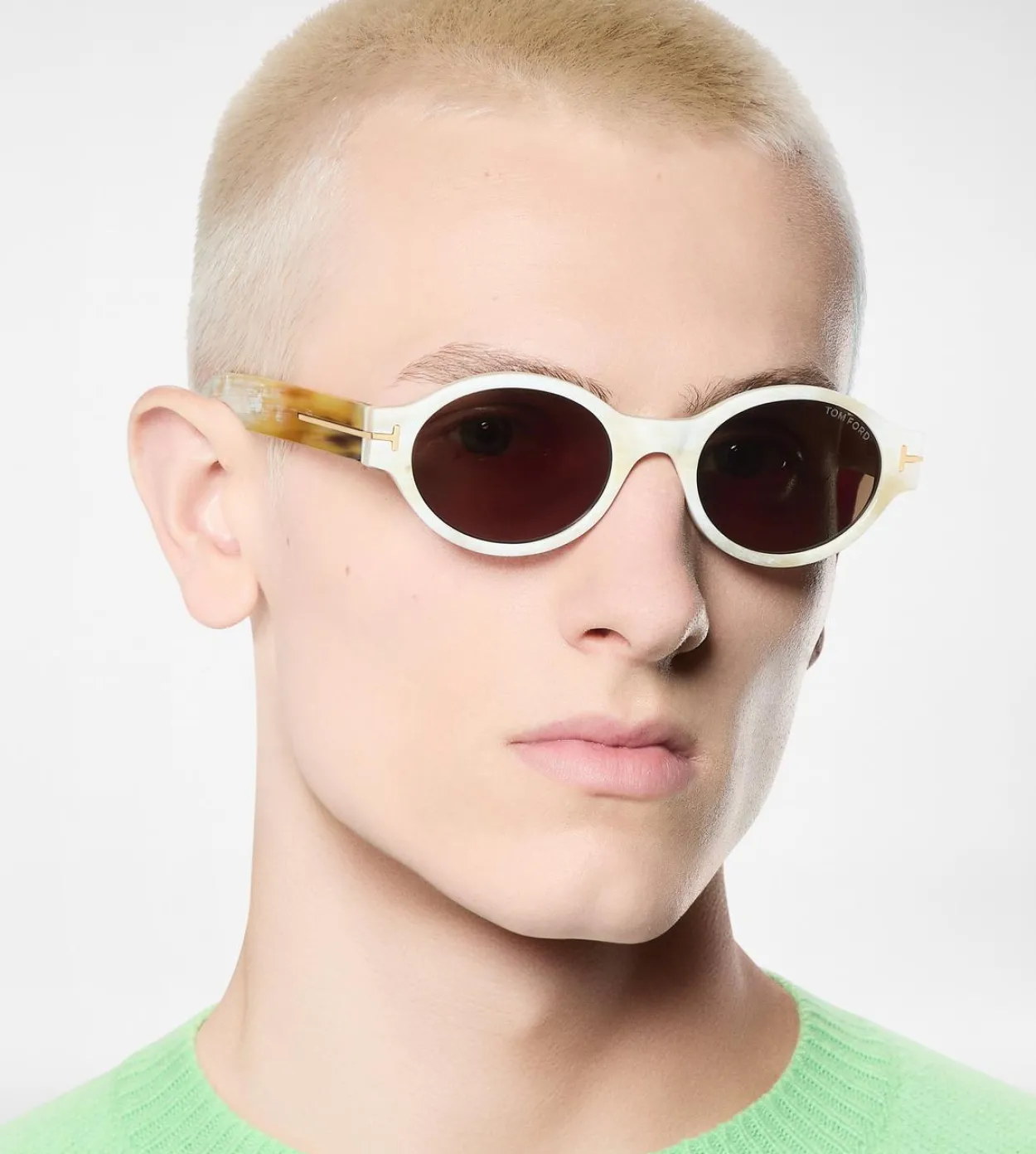 OVAL HORN SUNGLASSES