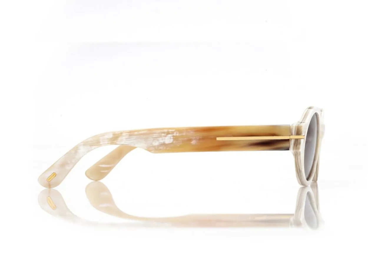 OVAL HORN SUNGLASSES