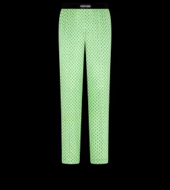 PAISLEY SILK PAJAMA PANTS