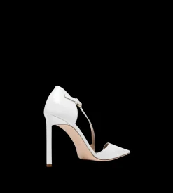 PATENT LEATHER ASYMMETRIC PUMP