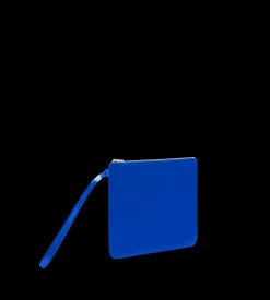 PATENT LEATHER BLADE ZIPPED WRISTLET POUCH