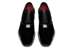 PATENT LEATHER EDGAR EVENING LACE UP