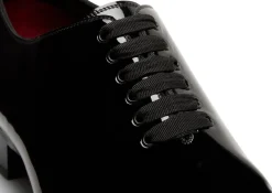 PATENT LEATHER ELKAN LACE UP