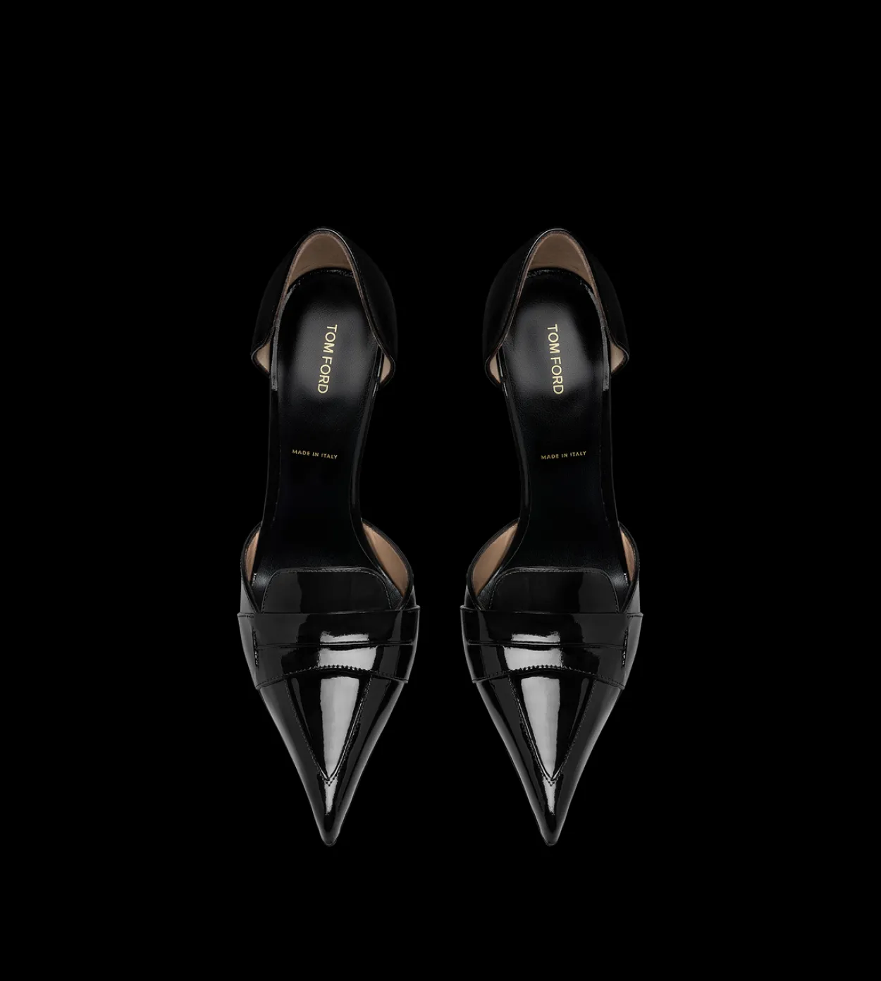 PATENT LEATHER EVA D'ORSAY PUMP