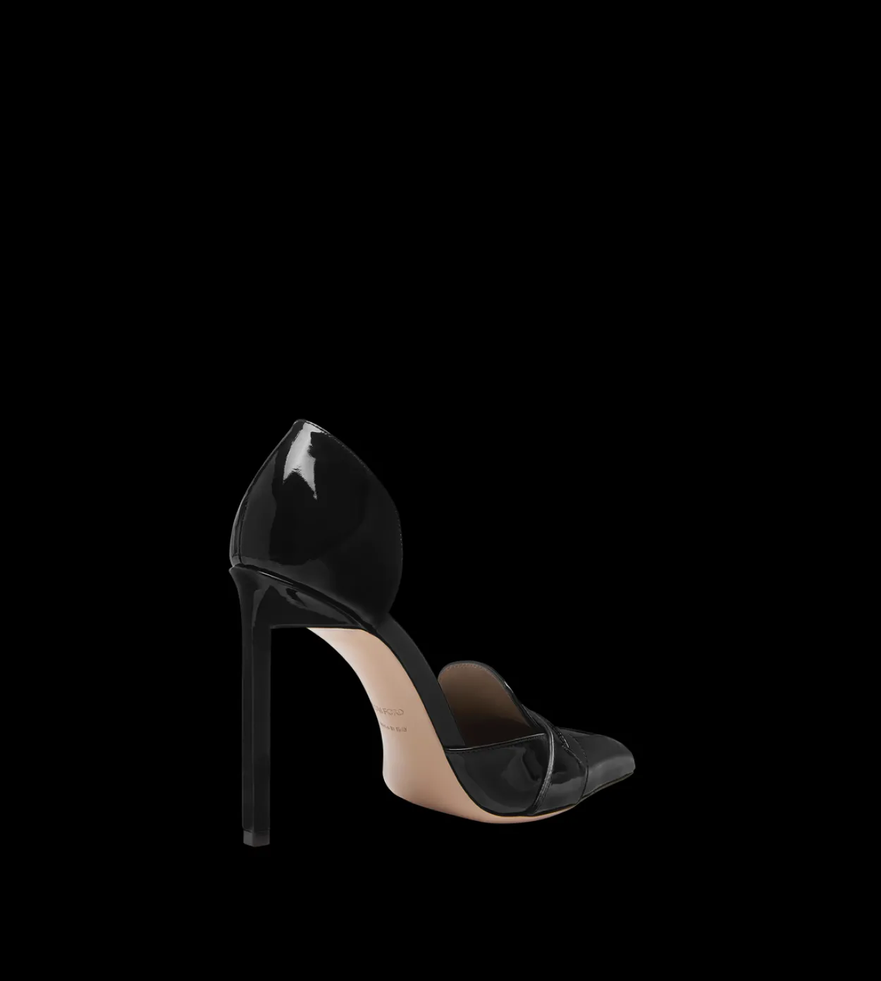 PATENT LEATHER EVA D'ORSAY PUMP