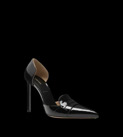PATENT LEATHER EVA D'ORSAY PUMP