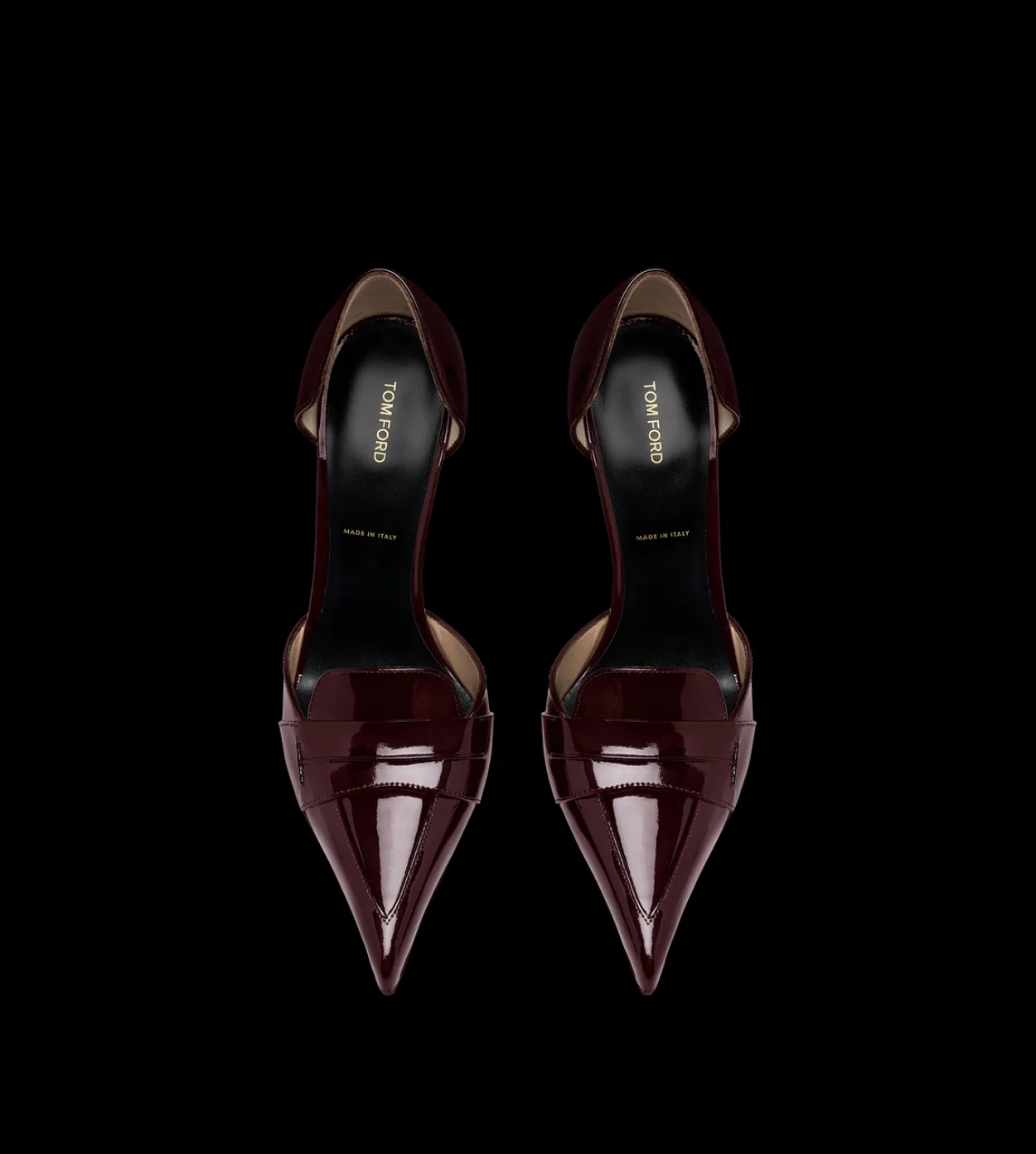 PATENT LEATHER EVA D'ORSAY PUMP