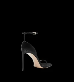 PATENT LEATHER VERTIGO ANKLE STRAP SANDAL