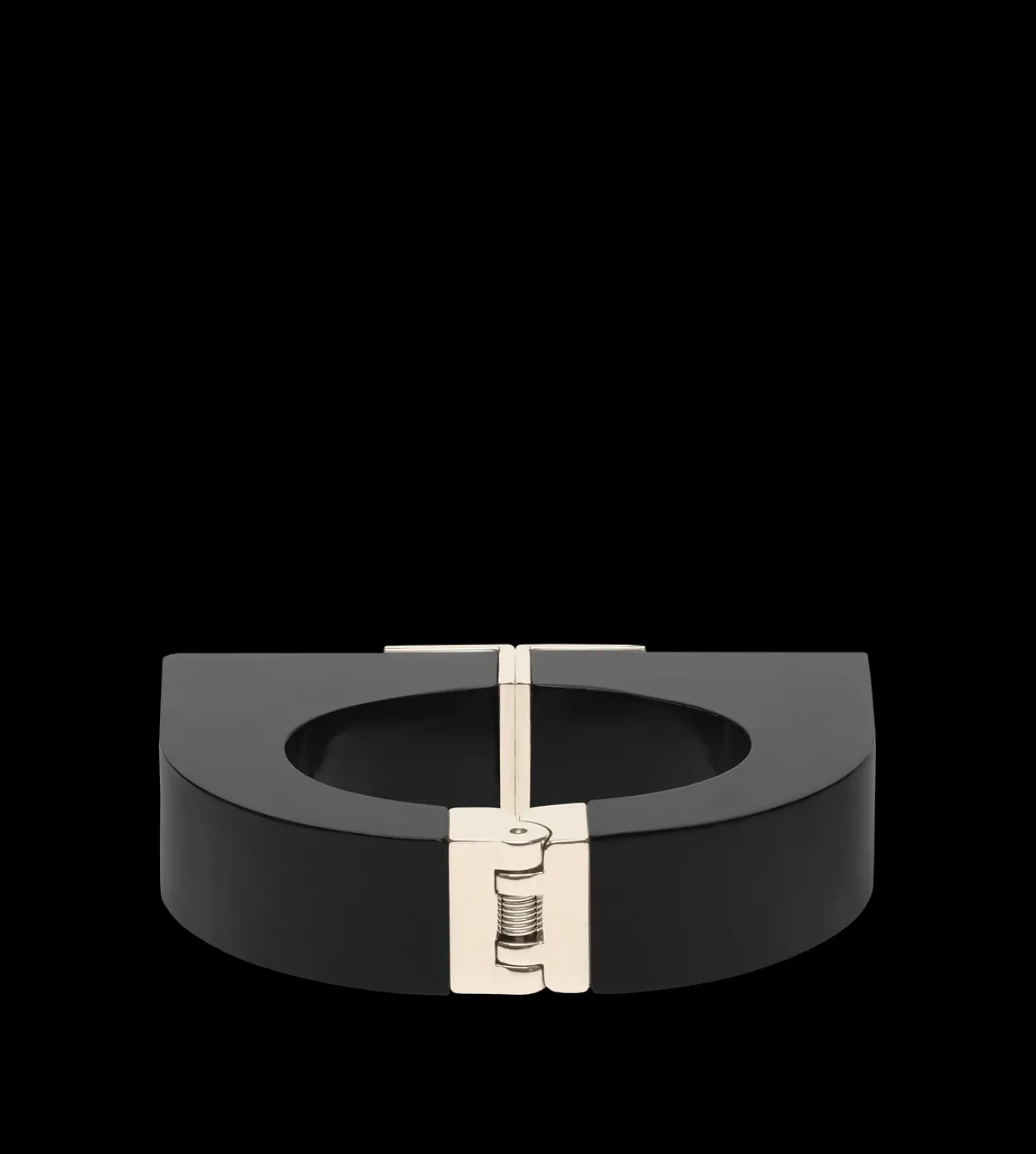 PLEXIGLASS AND BRASS DECO BRACELET