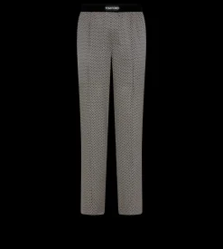 POLKA DOT SILK PAJAMA PANTS