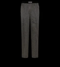 POLKA DOT SILK PAJAMA PANTS