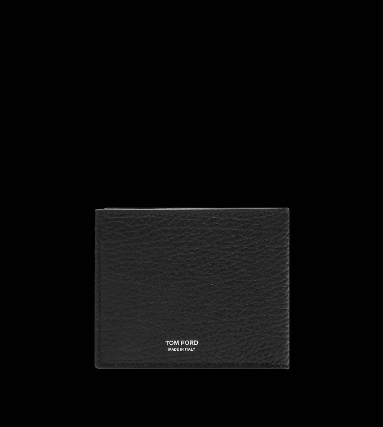 PRINTED DEER LEATHER ELONGATED T LINE CLASSIC BIFOLD WALLET