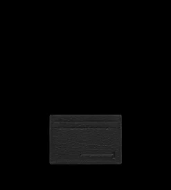 PRINTED DEER LEATHER ELONGATED T LINE CLASSIC CARD HOLDER