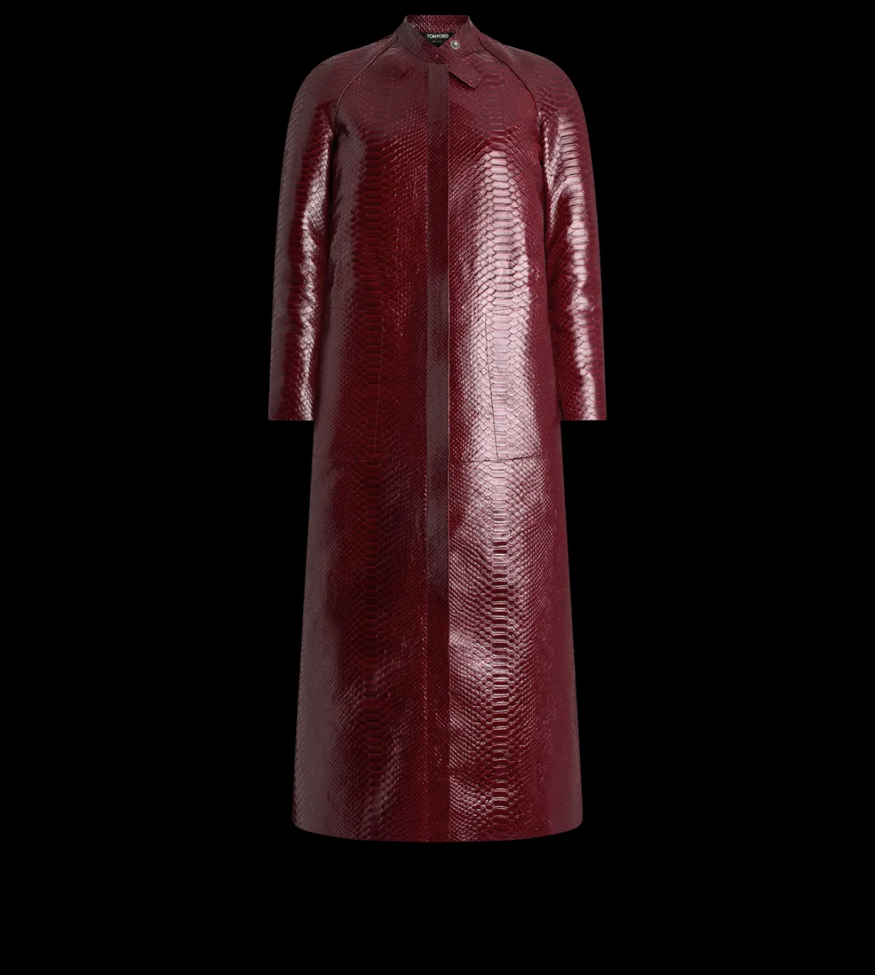 PRINTED LEATHER AND WASHED DUCHESSE BIKER COAT