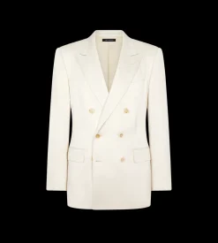 PURE SILK PEACHED GABARDINE JACKET