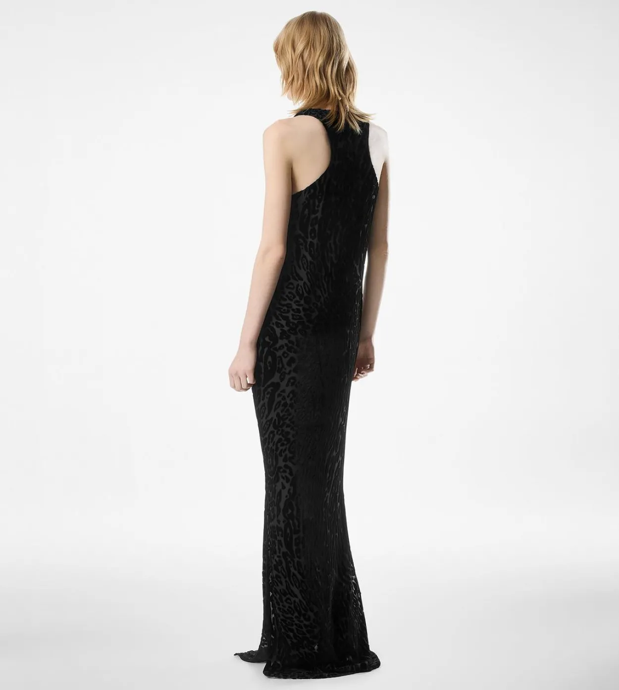 RACERBACK EVENING DRESS